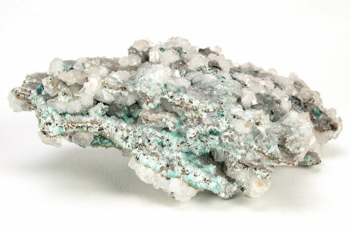 Fibrous Rosasite, Aurichalcite & Calcite Association - Mexico #214999